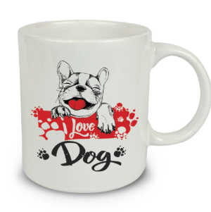 CANECA RETA 320ML CX PRESENTE DOG SORTIDO
