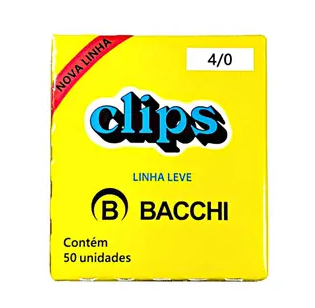 CLIPS PARA PAPEL 4 0 C 50 BACCHI