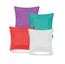 PRATO PLASTICO SOBREMESA QUADRADO ERCAPLAST