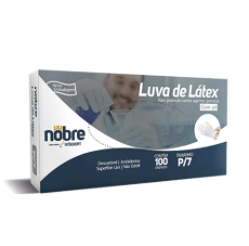 LUVA DE PROCEDIMENTO LATEX C 100 UN P
