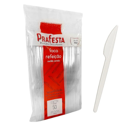 FACA DE REFEICAO PREMIUM C 50 PRAFESTA BRANCA