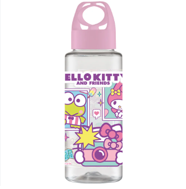 SQUEEZE DE PLASTICO MINI 350ML HELLO KITTY FOTOS BANDEIRANTE