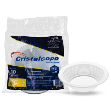 PRATO DESC 18CM C 10 CRISTALCOPO