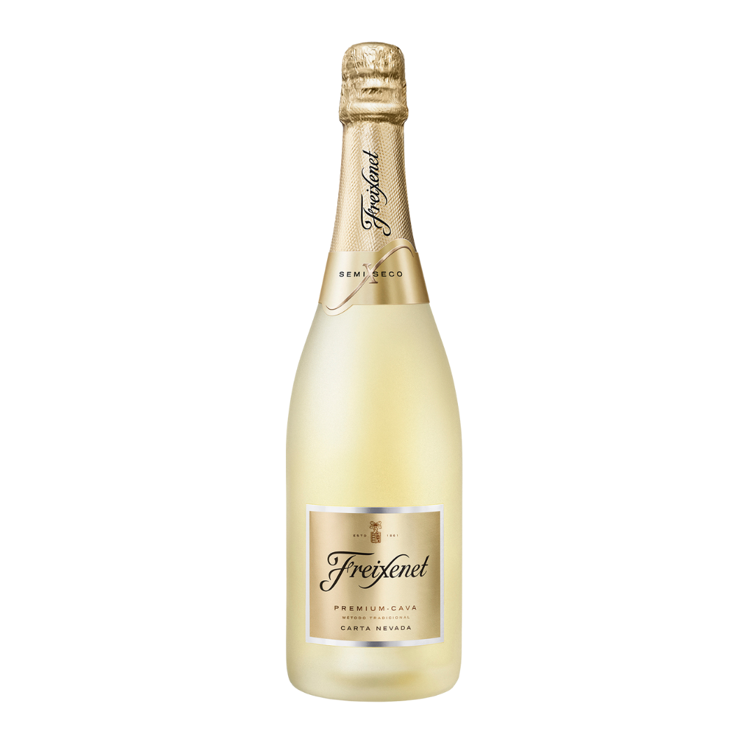 Espumante Branco Espanhol Cava Demi-Sec Freixenet  Carta Nevada 