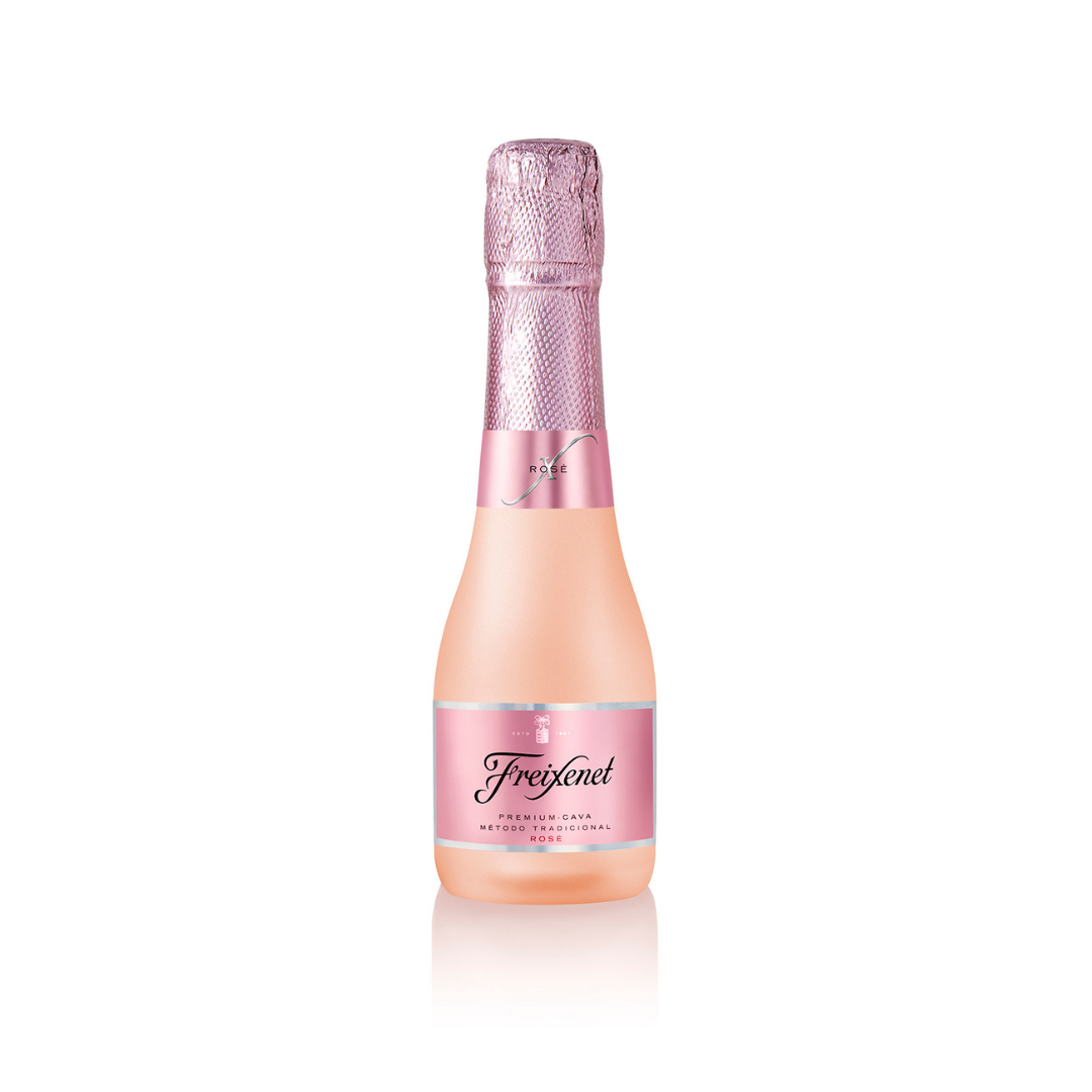 Espumante Rosé Espanhol Cava Freixenet Rosado Brut 200ml