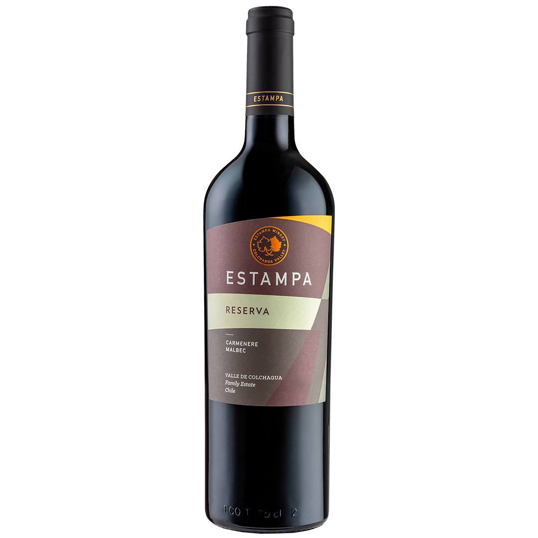 Vinho Tinto Chileno Estampa Reserva Carmenere /  Malbec