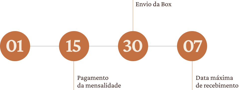 Cronograma de envio - Desktop