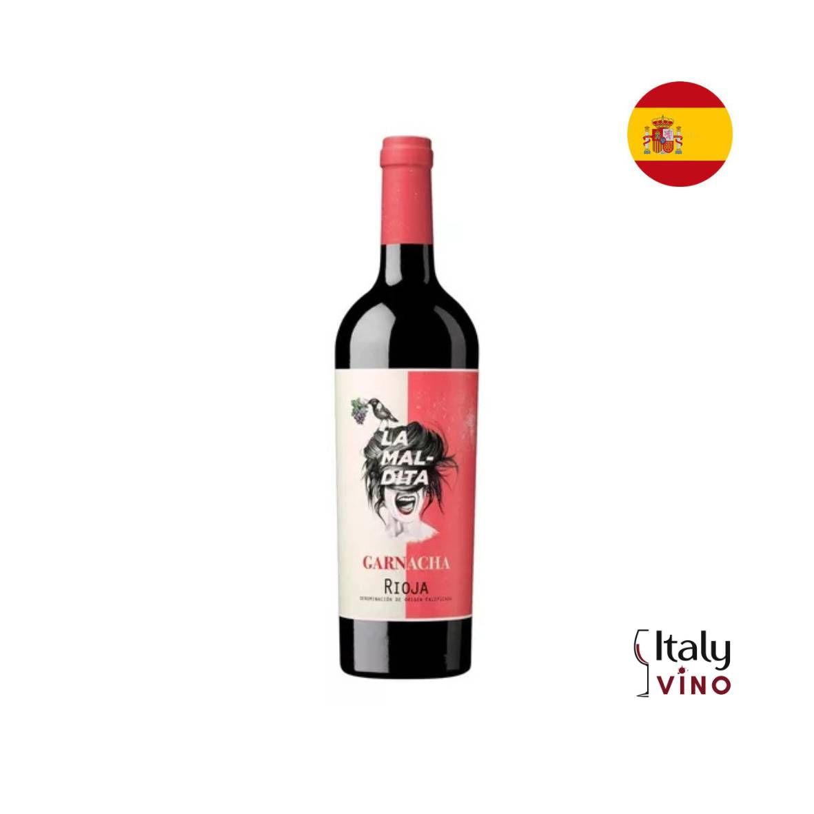 VINHO LA MALDITA GARNACHA RIOJA 750ML