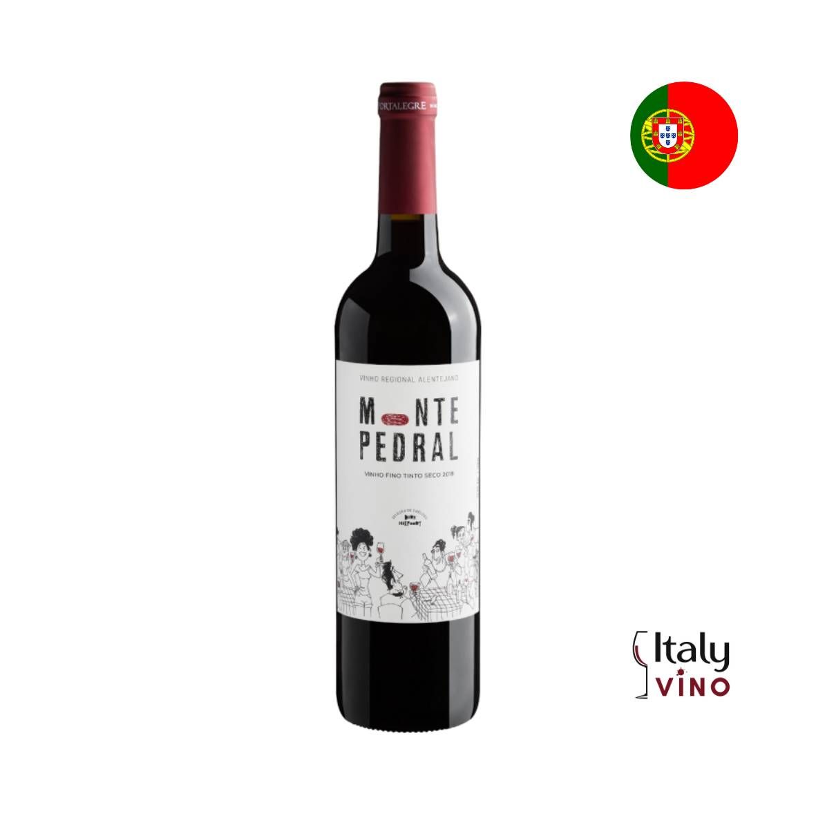 VINHO MONTE PEDRAL ALENTEJO TINTO 750ML