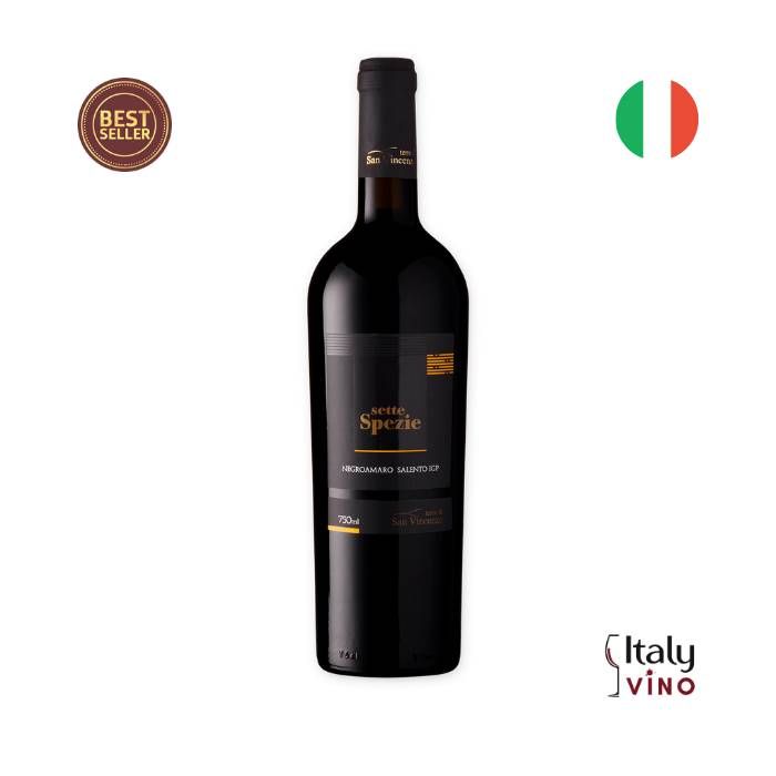 VINHO TERRE DI SAN VINCENZO SETTE SPEZIE NEGROAMARO SALENTO IGP 750ml