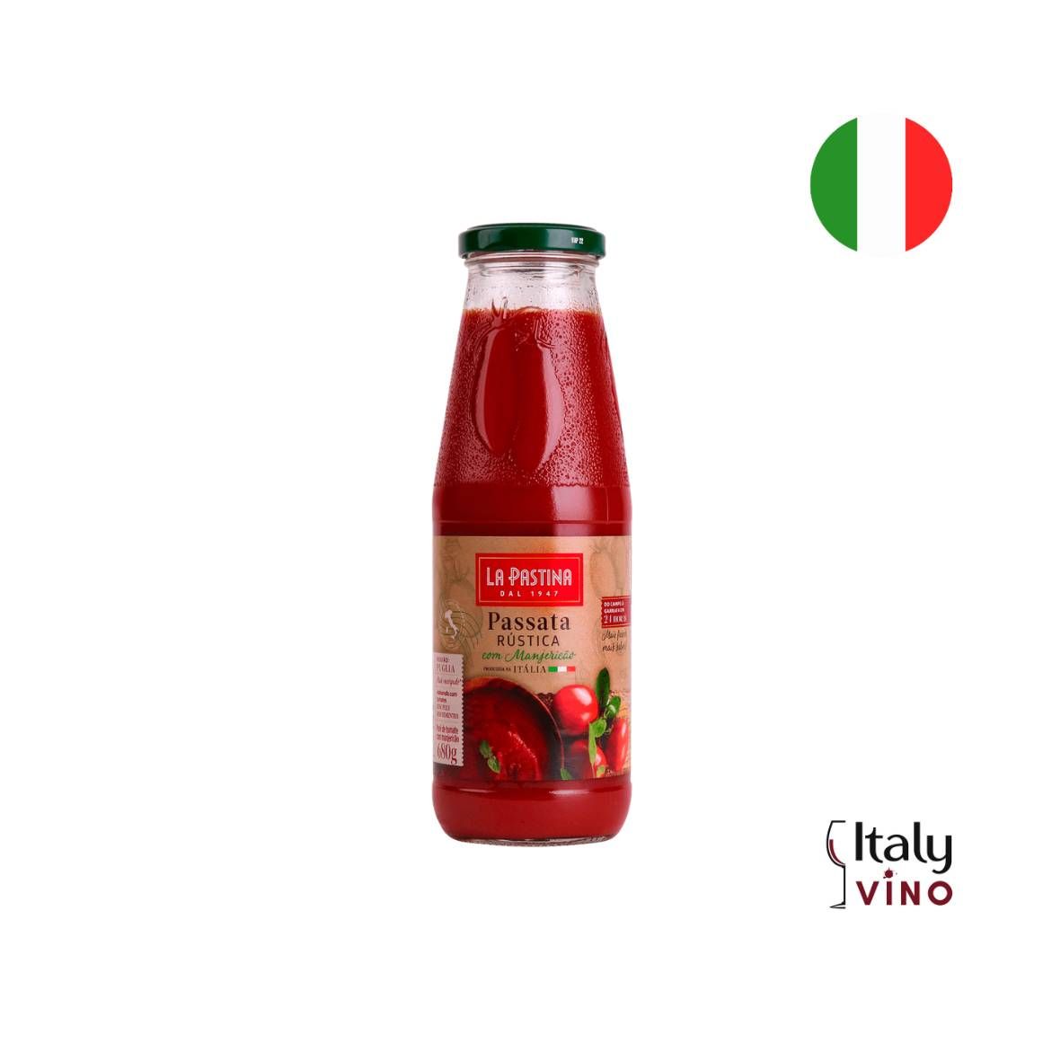 PASSATA RUSTICA ITALIANA COM MANJERICAO 680G