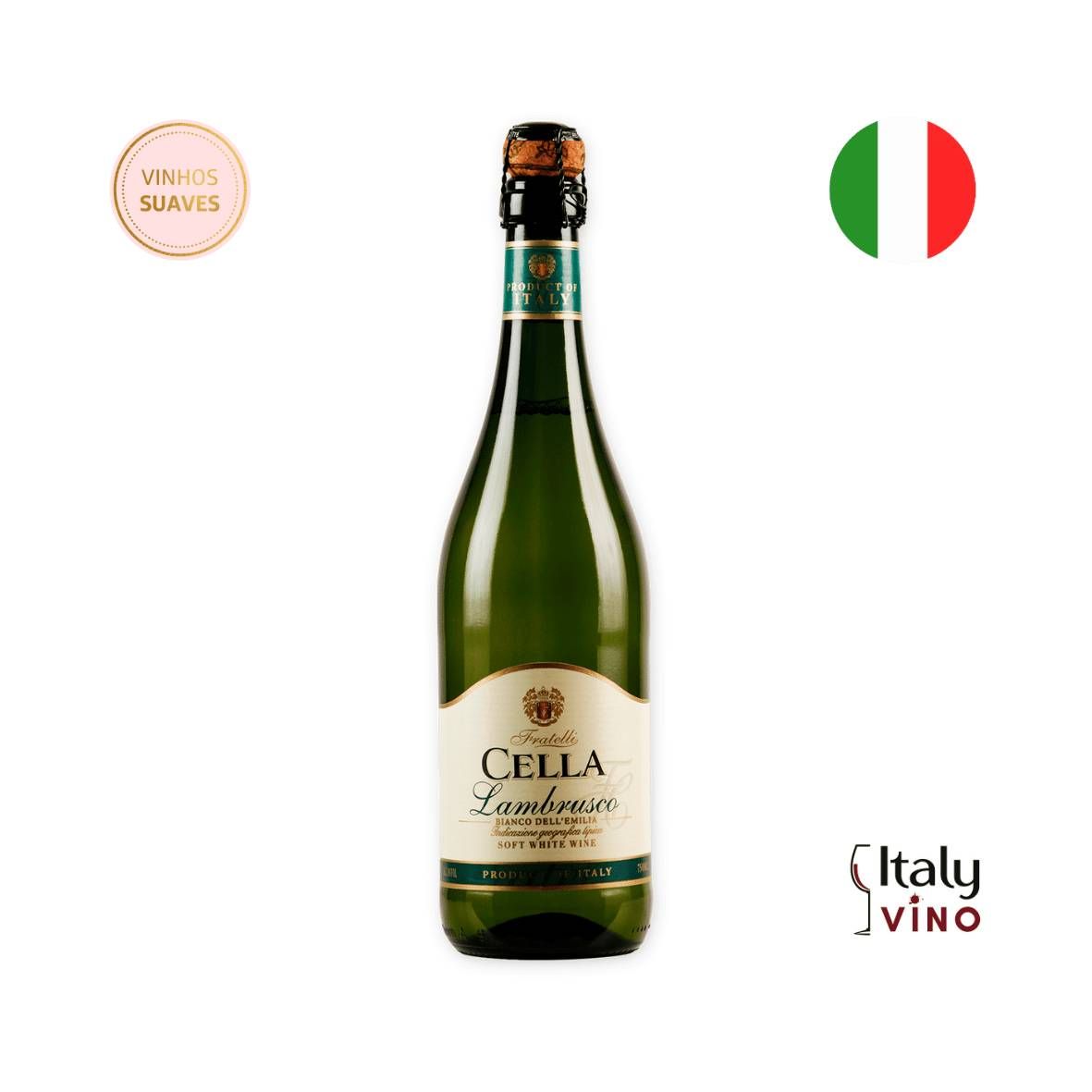 FRISANTE CELLA LAMBRUSCO BIANCO DELLEMILIA IGT 750ML