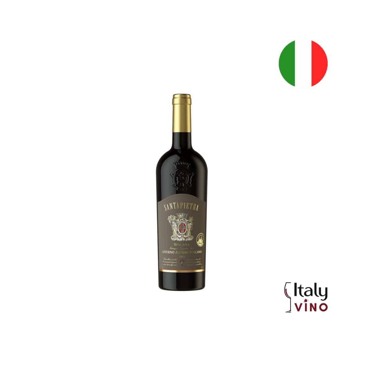 VINHO ITALIANO SANTAPIETRA TT GOVERNO ALLUSO 750ML