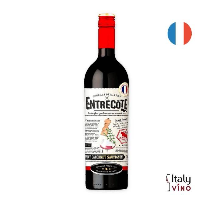 VINHO ENTRECÔTE MERLOT/CABERNET/SYRAH 750ml