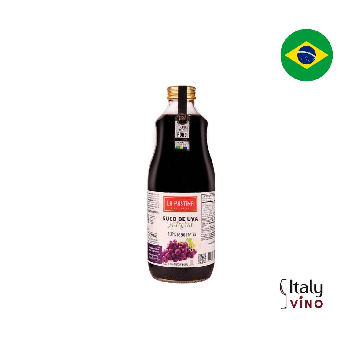 SUCO DE UVA INTEGRAL LA PASTINA 1L