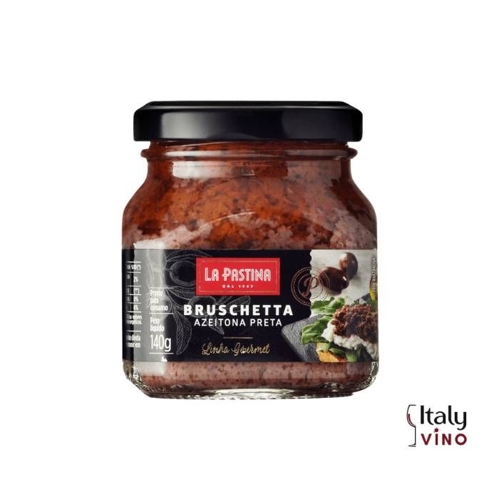 BRUSCHETTA DE AZEITONA PRETA GOURMET 140G