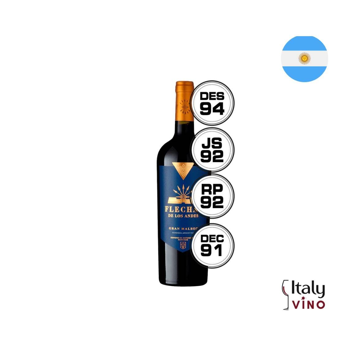 VINHO FLECHAS DE LOS ANDES HERITAGE GRAN MALBEC 750ML