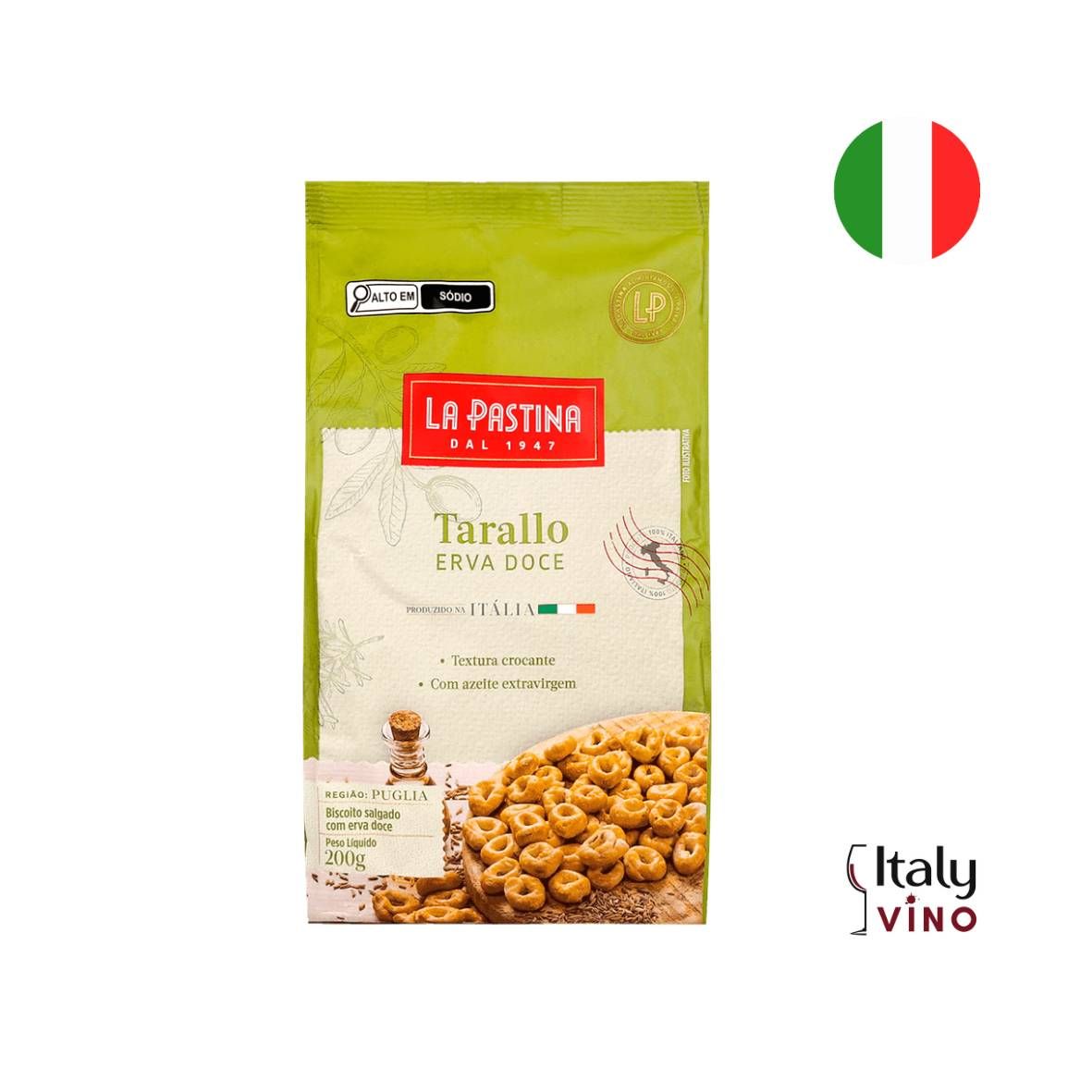 TARALLO COM ERVA DOCE 200G LA PASTINA