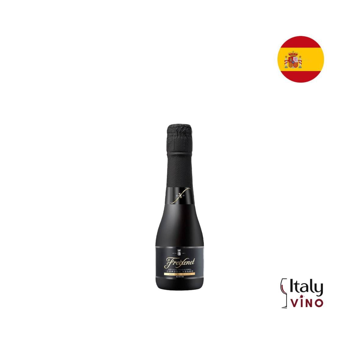 MINI ESPUMANTE CAVA FREIXENET CORDON NEGRO BRUT 200ML