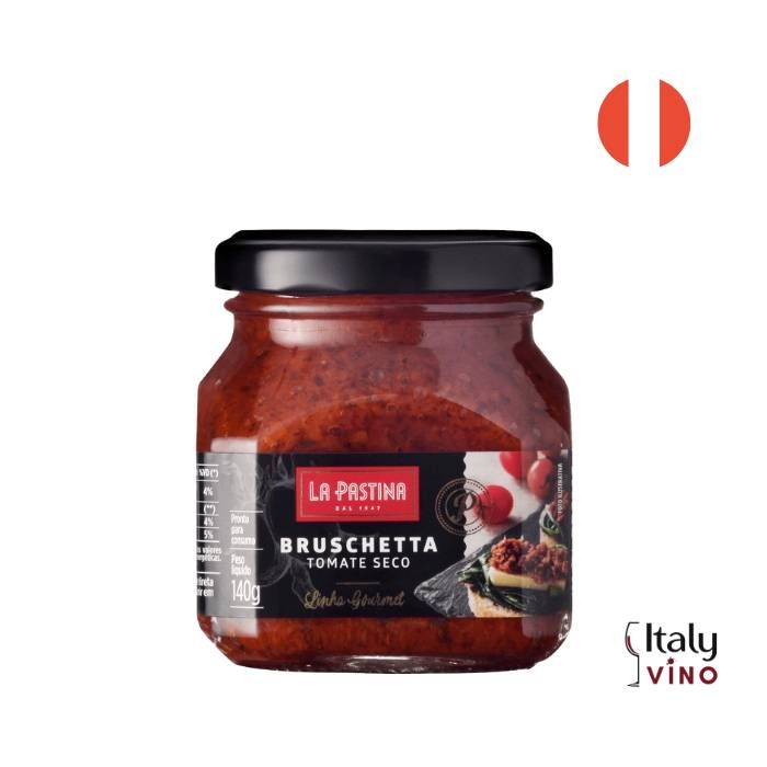 BRUSCHETTA DE TOMATE SECO GOURMET 140G LA PASTINA