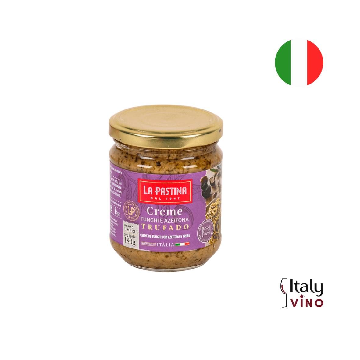CREME DE FUNGHI E AZEITONA TRUFADO 180G LA PASTINA