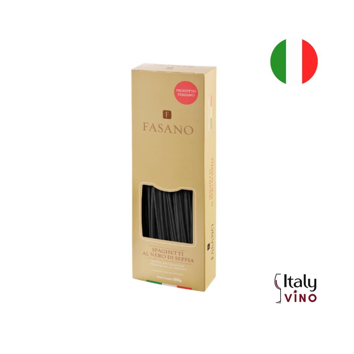MASSA FASANO SPAGHETTI NERO SEPPIA 500G
