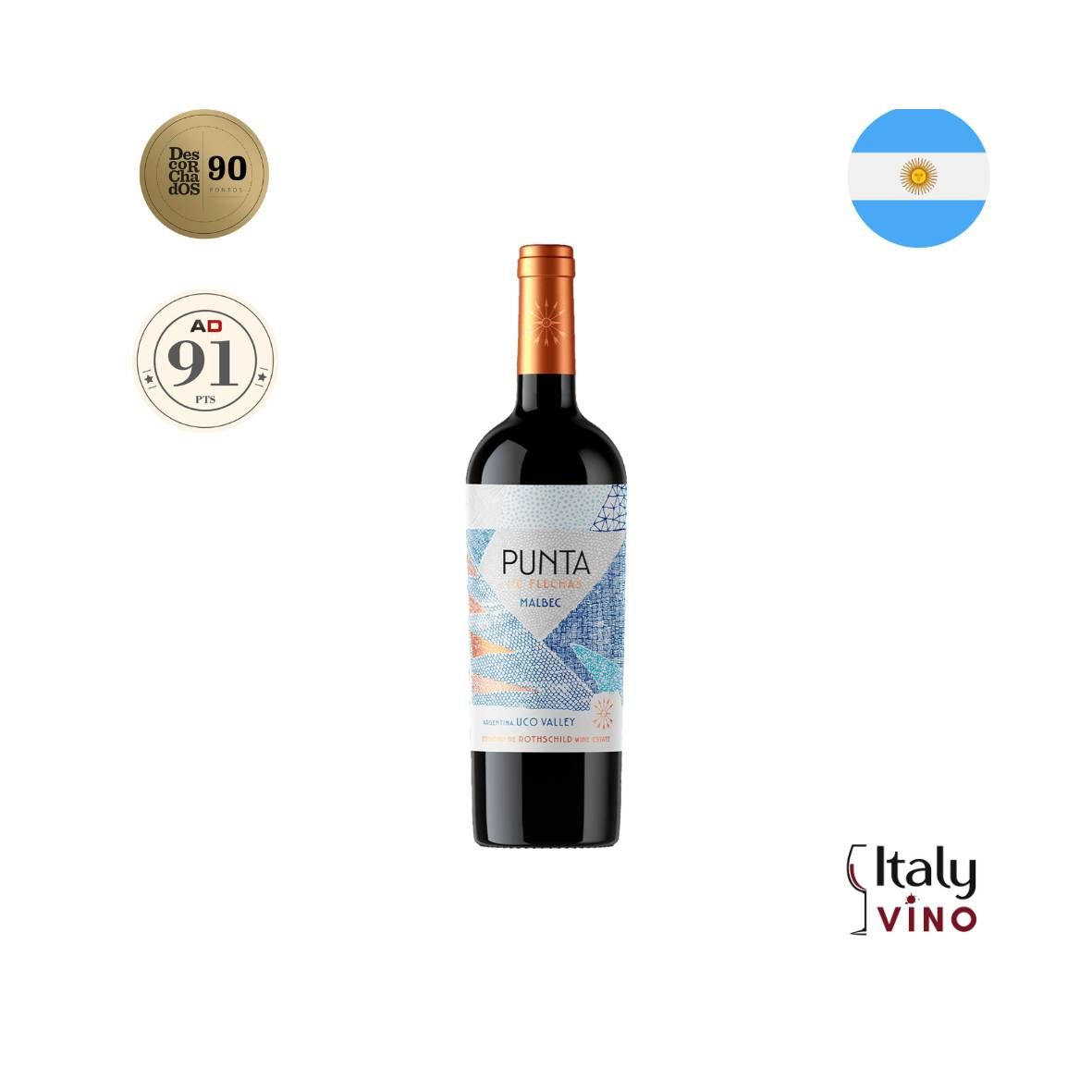 VINHO FLECHA DE LOS ANDES PUNTA WINE ESTATE MALBEC 750ML