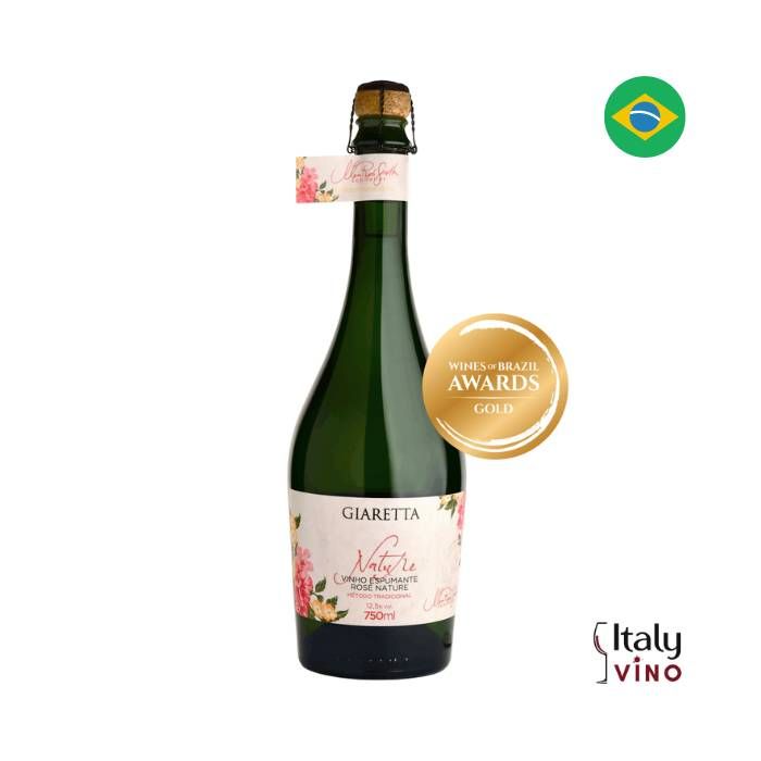 ESPUMANTE NATURE ROSE CHAMPENOISE 750ML GIARETTA