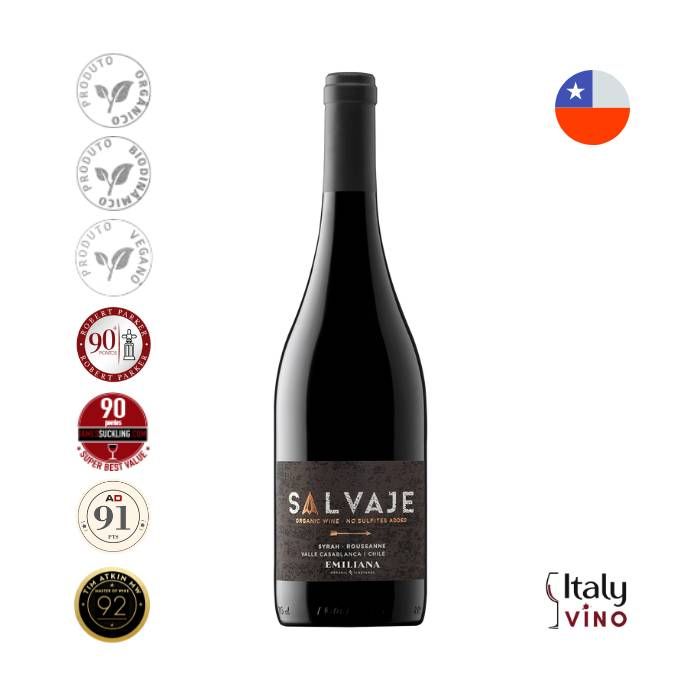 VINHO EMILIANA SALVAJE SYRAH - ROUSSANNE 750ML