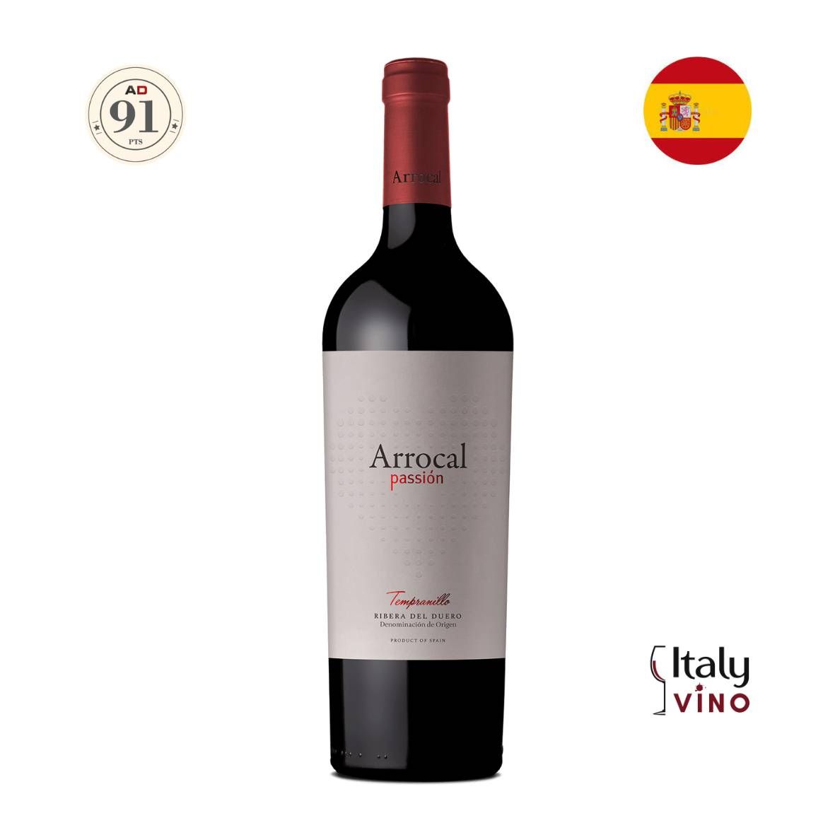 VINHO ARROCAL PASSION CRIANZA TEMPRANILLO 750ML