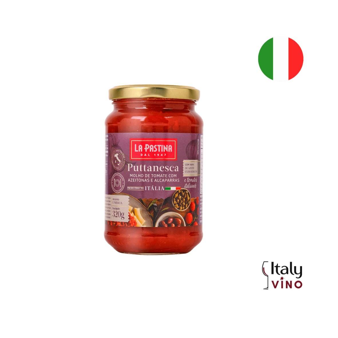 MOLHO PUTANESCA LA PASTINA  320G