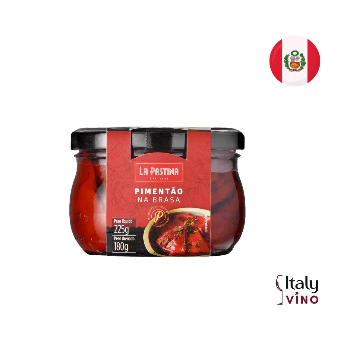 PIMENTÃO NA BRASA 225G LA PASTINA