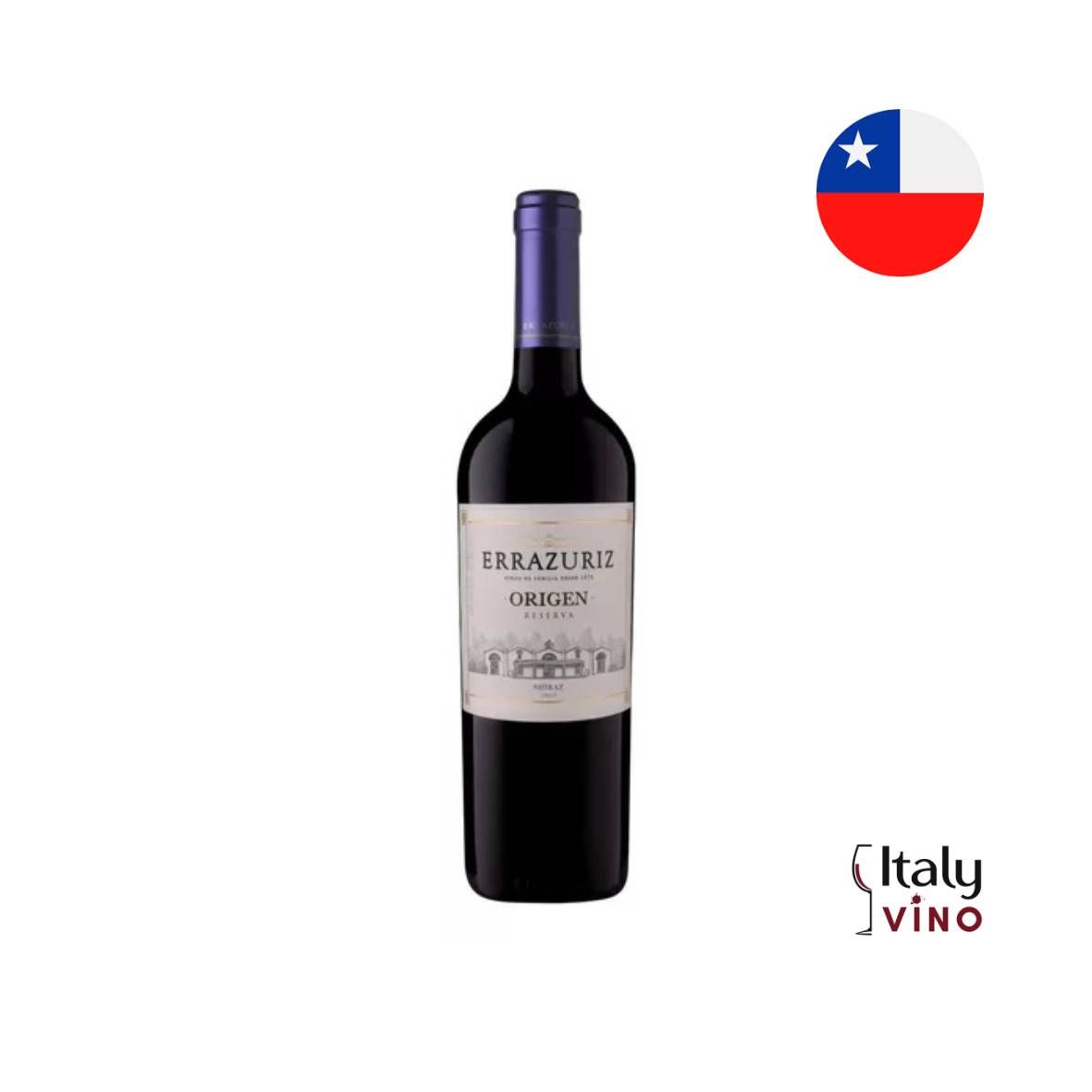VINHO ERRAZURIZ ORIGEN SHYRAZ 750ML