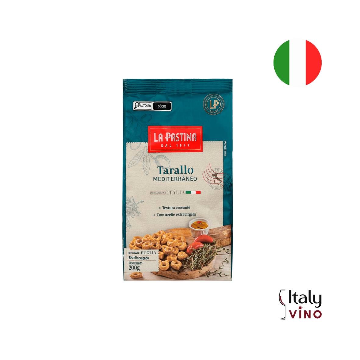 TARALLO MEDITERRANEO 200G LA PASTINA