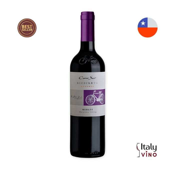 VINHO CONO SUR BICICLETA RESERVA MERLOT 750ml