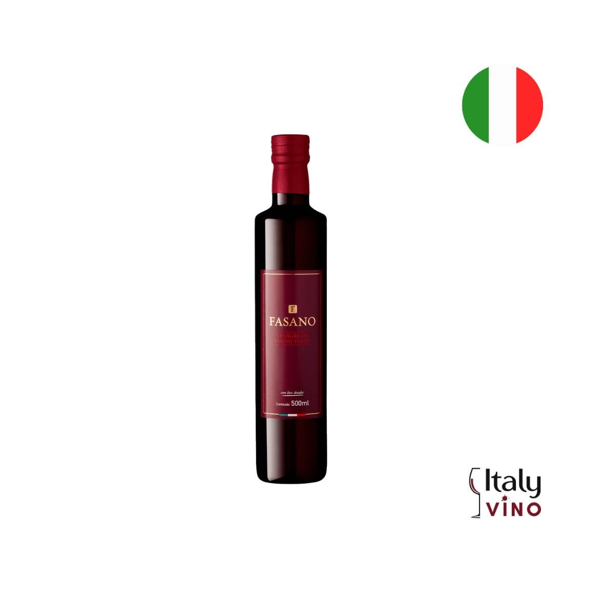 VINAGRE DE VINHO TINTO FASANO 500ml