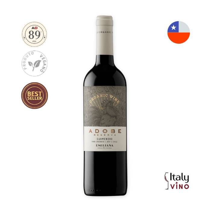 VINHO EMILIANA ADOBE RESERVA CARMÉNÈRE 750ml