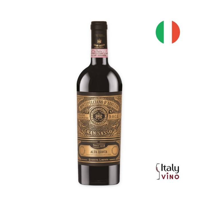 VINHO GRAN SASSO ALTA QUOTA MONTEPULCIANO D ABRUZZO COLLINE TERAMANE DOCG 750ml
