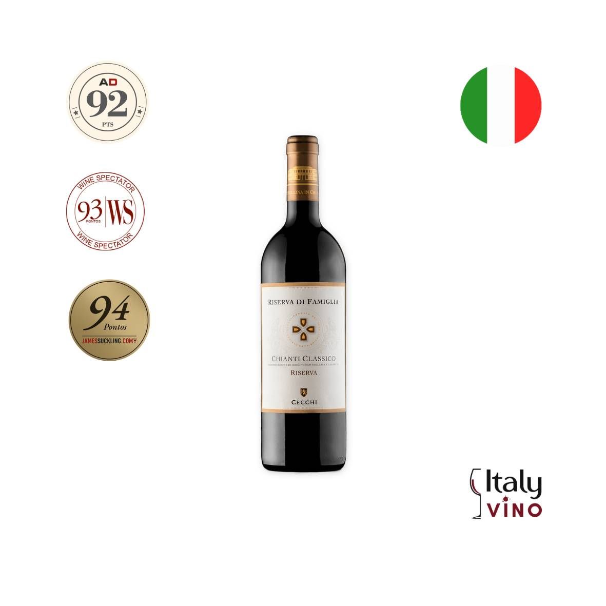 VINHO CECCHI CHIANTI CLÁSSICO RISERVA DI FAMIGLIA DOCG 750ml