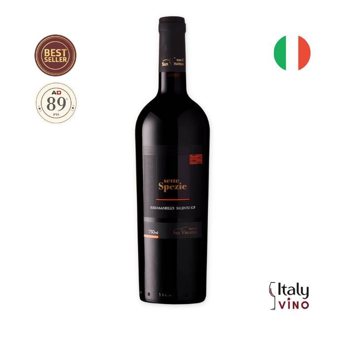 VINHO TERRE DI SAN VINCENZO SETTE SPEZIE SUSUMANIELLO SALENTO IGP 750ml