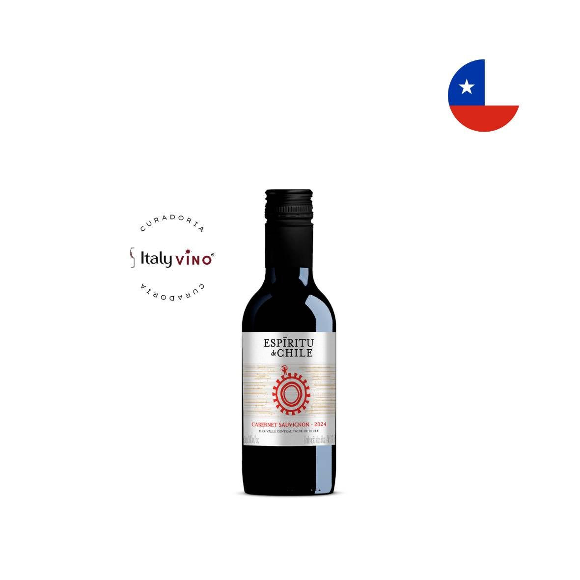 VINHO ESPÍRITU DE CHILE CABERNET SAUVIGNON 187ML