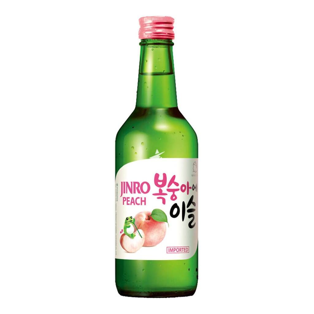 DESTIL.SOJU JINRO PESSEGO 13% 360ML