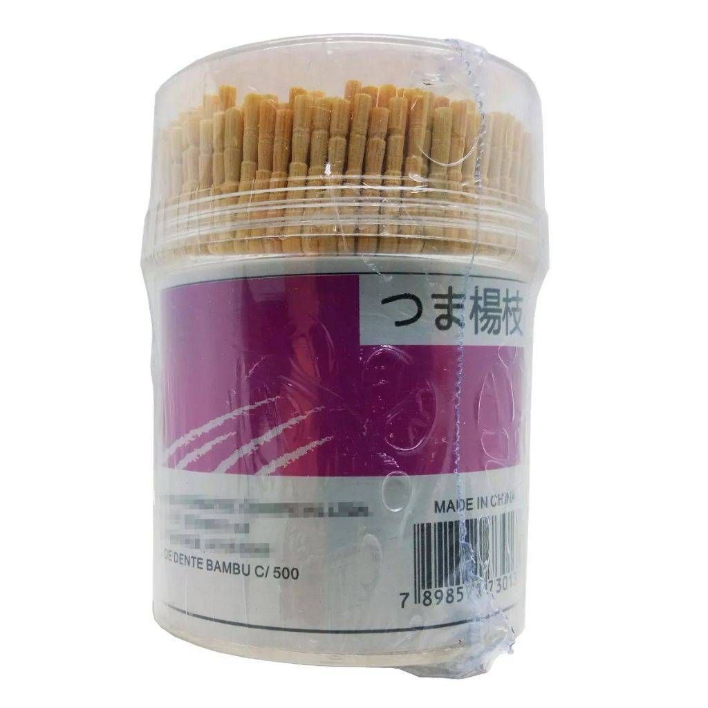 PALITO DE DENTE BAMBU C/500