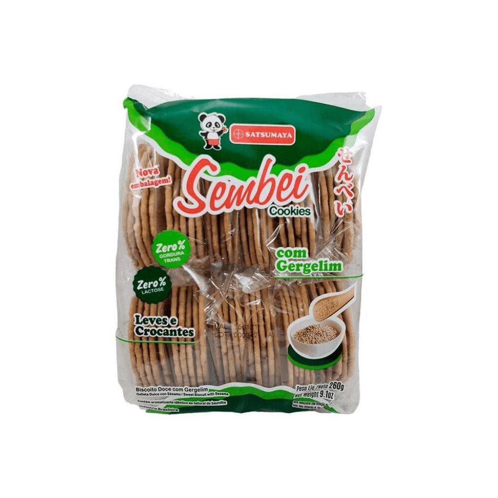 COOKIES SEMBEI COM GERGELIM 260g SAPPORO