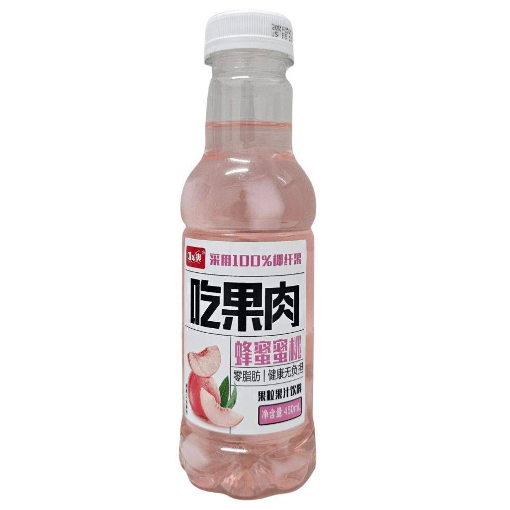 BEBIDA  PESSEGO COM NATA DE COCO