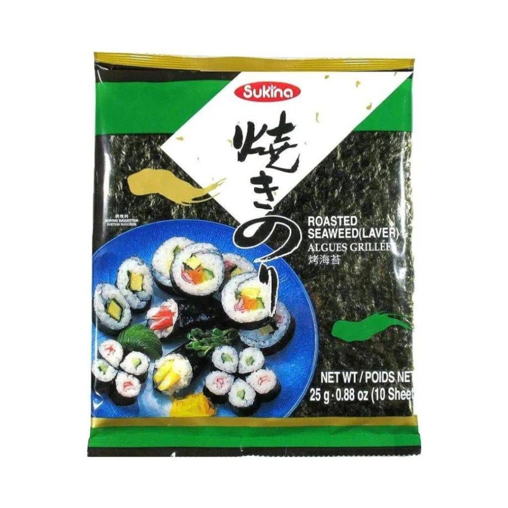 ALGA MARINHA NORI DESIDRATADA 10FL 25GR