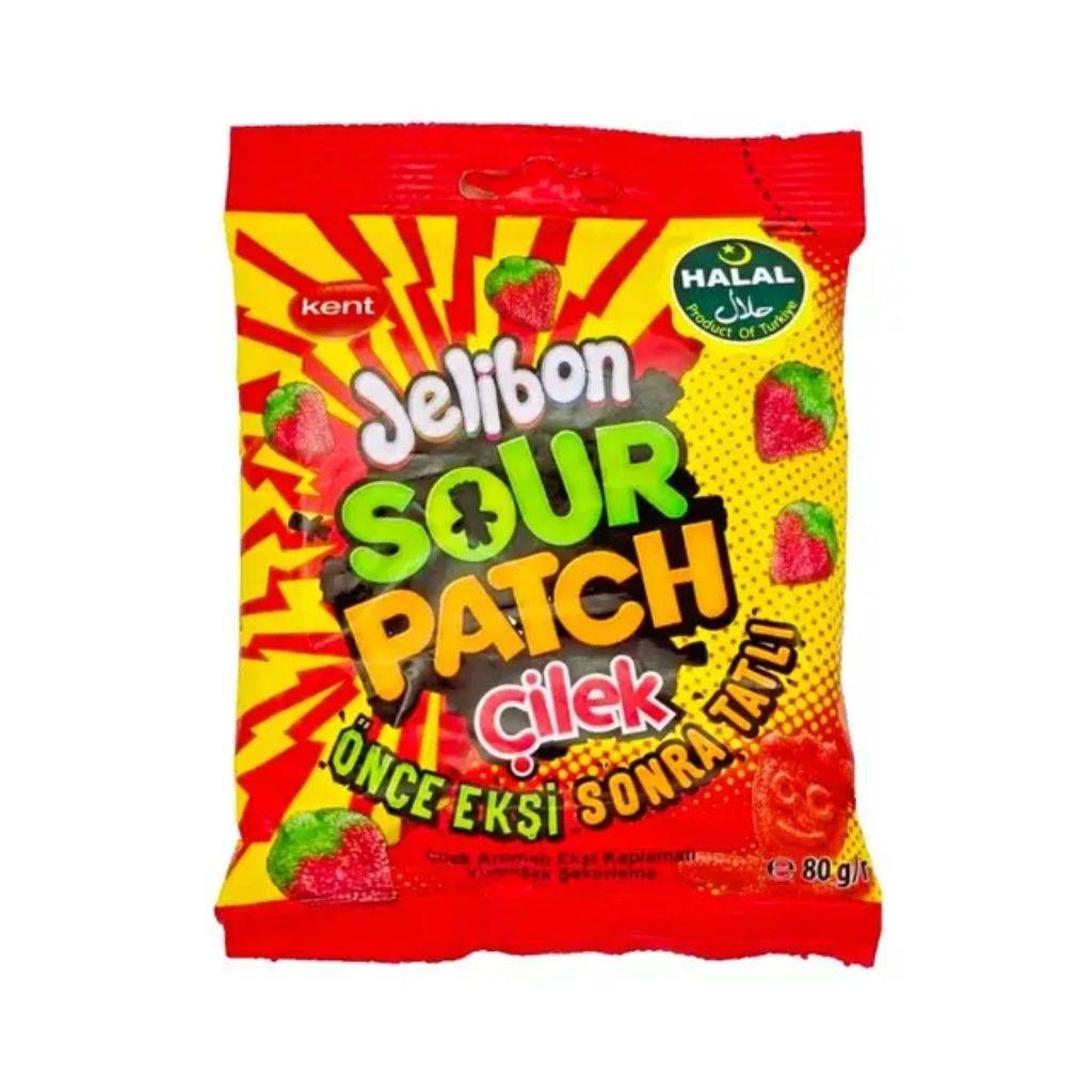 BALAS SABOR MORANGO SOUR PATCH 80g