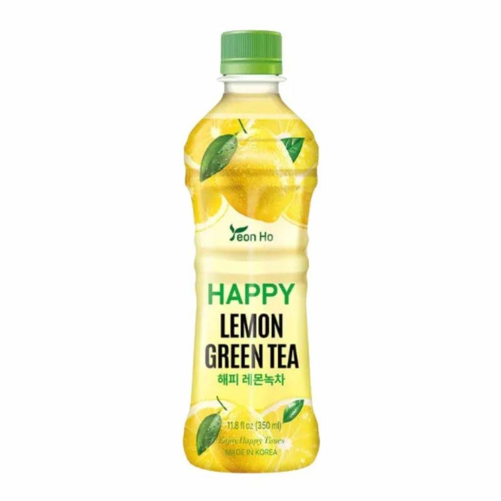 REFR.CHA VERDE HAPPY C/LIMAO YEONHO 350ML