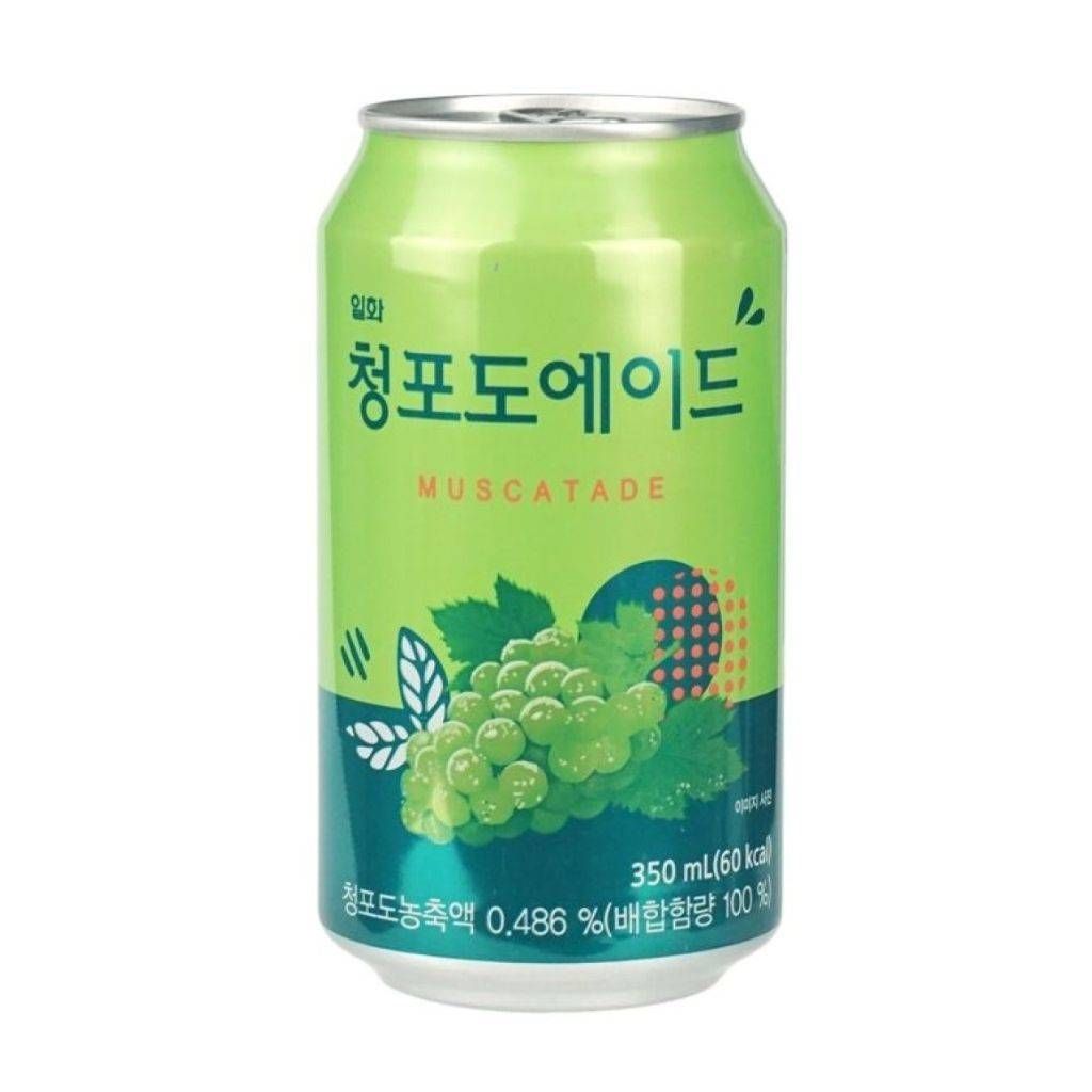 REFRESCO DE UVA VERDE ILHWA 350ML C/24