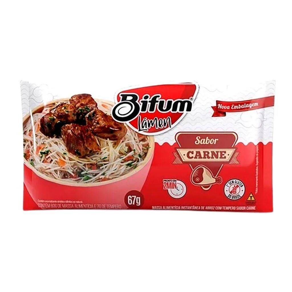 MASSA INST SABOR CARNE 67G - BIFUM